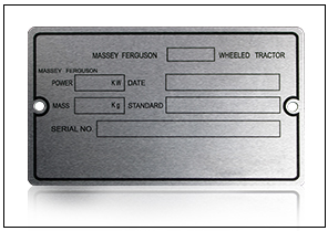 設(shè)備銘牌標(biāo)牌